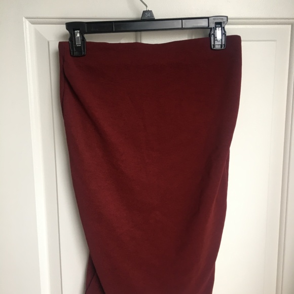 Zara Asymmetrical Body Con Skirt - Picture 2 of 3